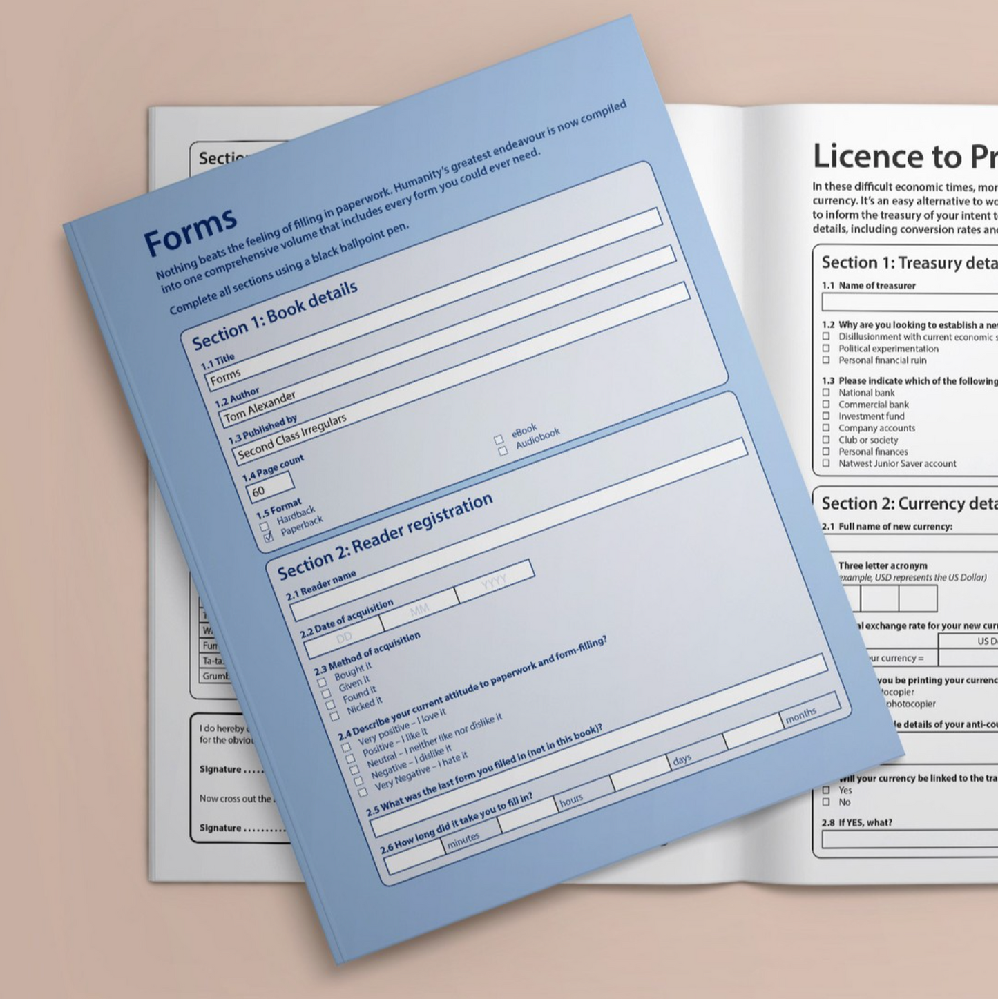 Forms: The nation's favourite paperwork by Tom Alexander