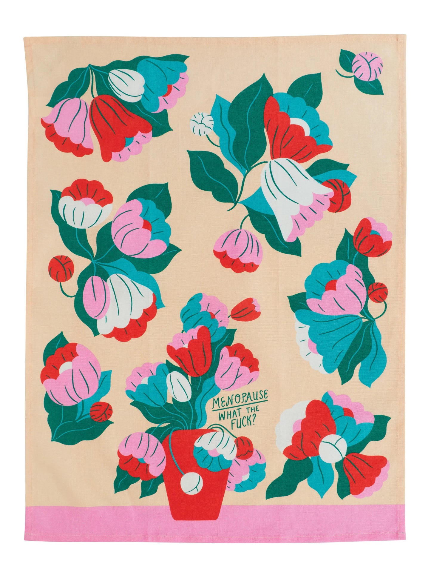 Menopause Dish Towel, Dish Towel by Incognito