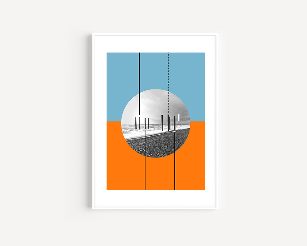 West Pier, Wall Art Print by Basz Design