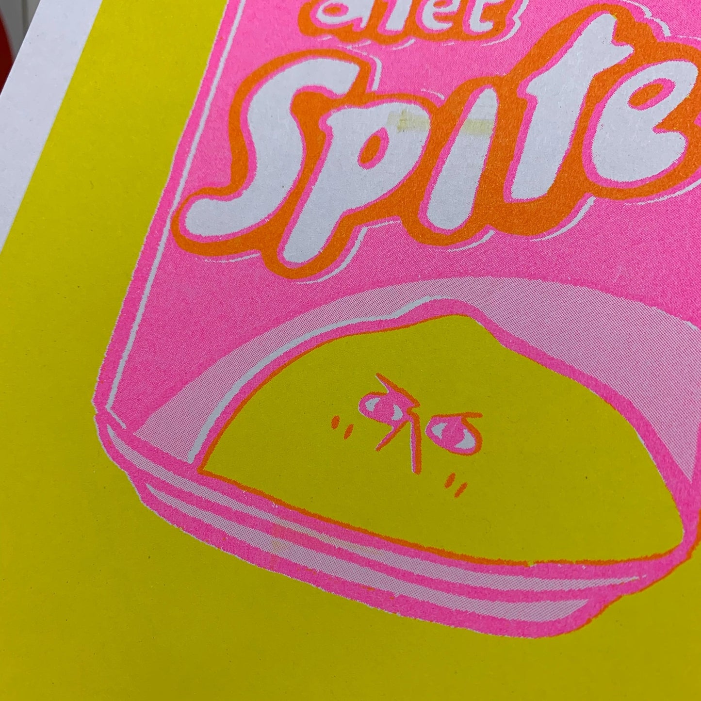 Bitter Lemon Diet Spite Lemonade Drink & Neon Pink Print by 2B or not 2B