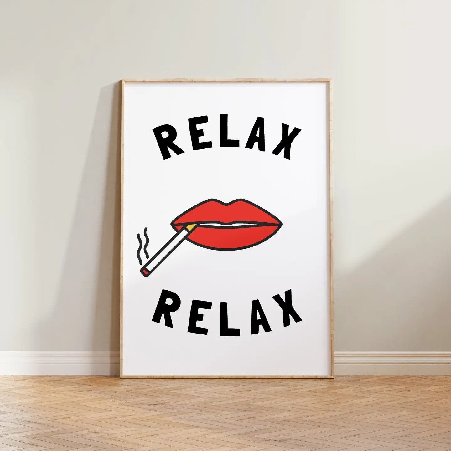 Relax Print A4 by Lune Design