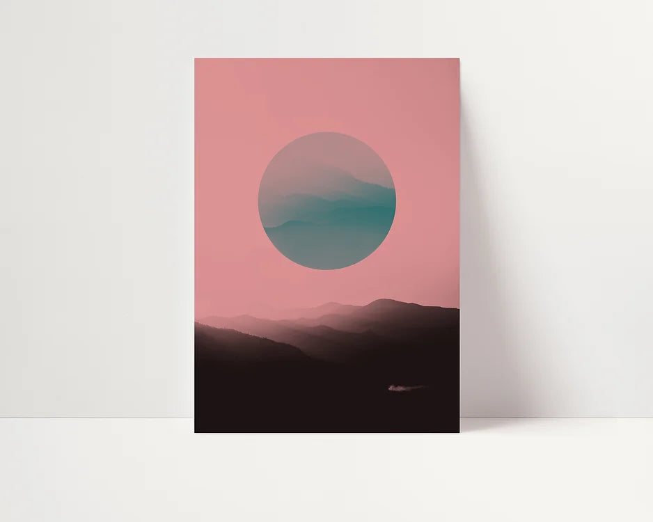 Sunrise. Photography and graphic giclee Art Print by Basz