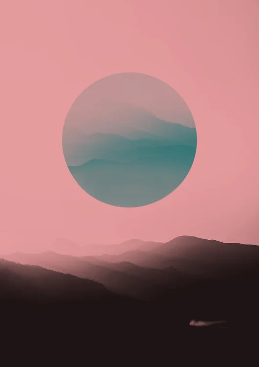 Sunrise. Photography and graphic giclee Art Print by Basz Design