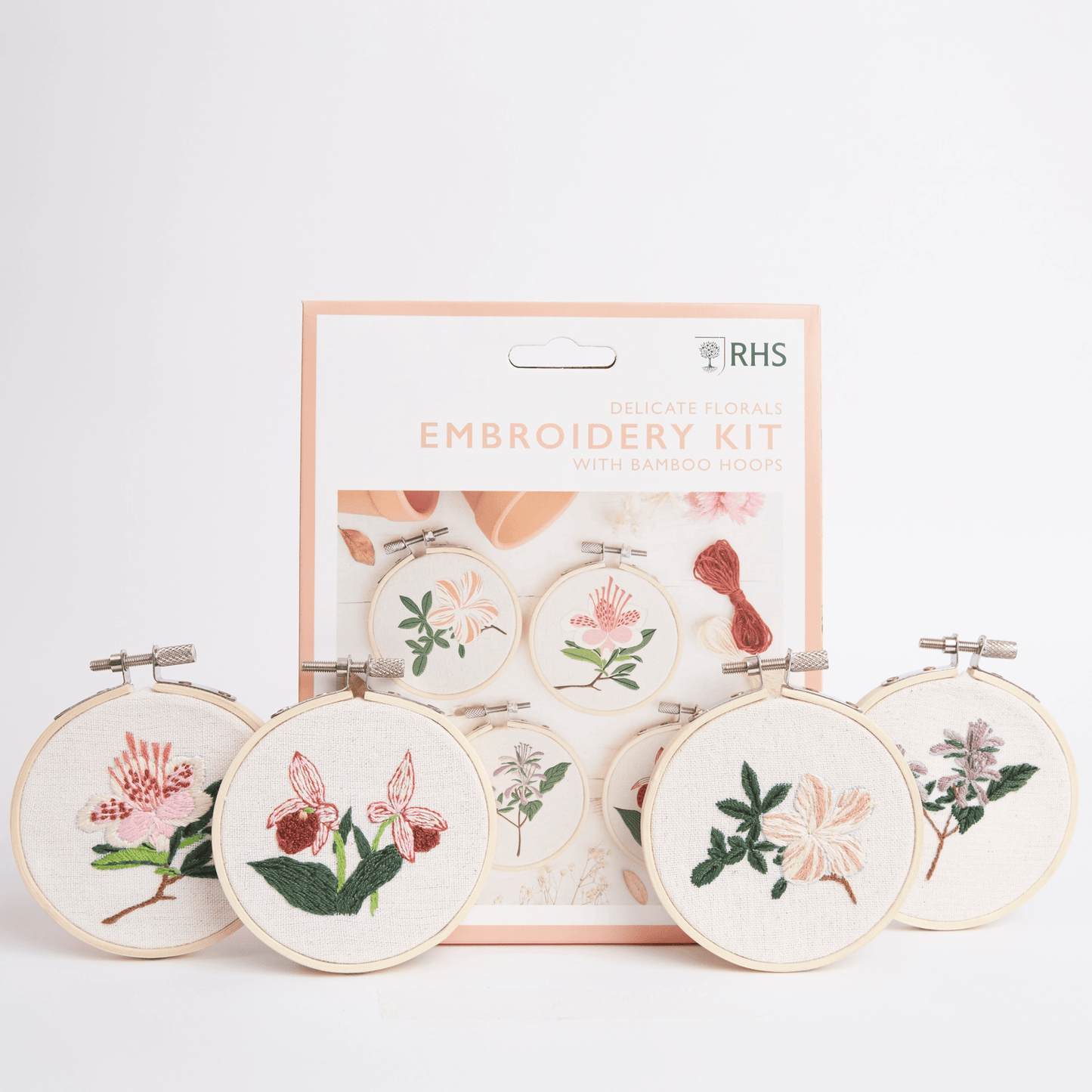 Miniature Floral Embroidery Hoop Kit By West Design Products