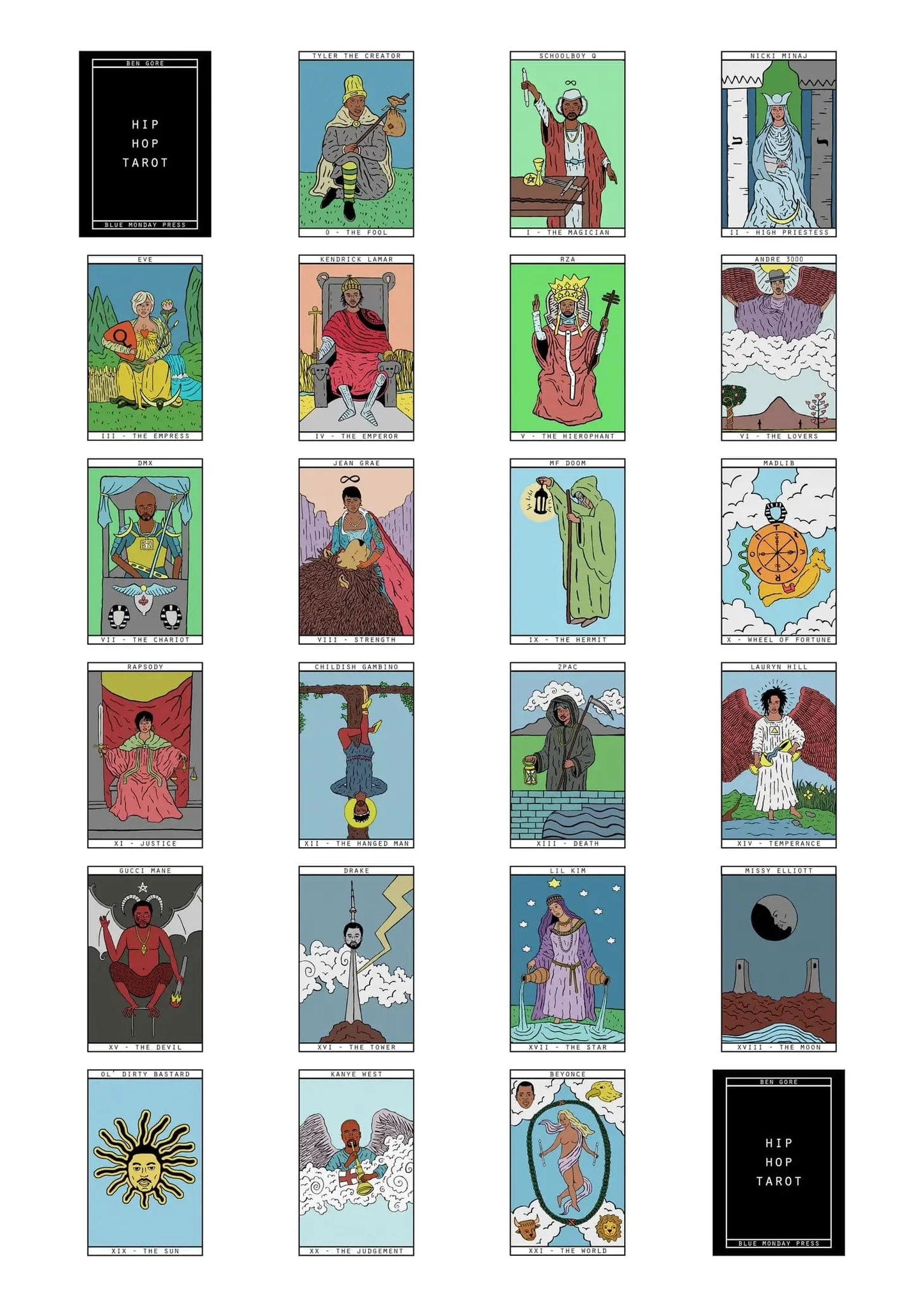 Hip Hop Tarot by Blue Monday