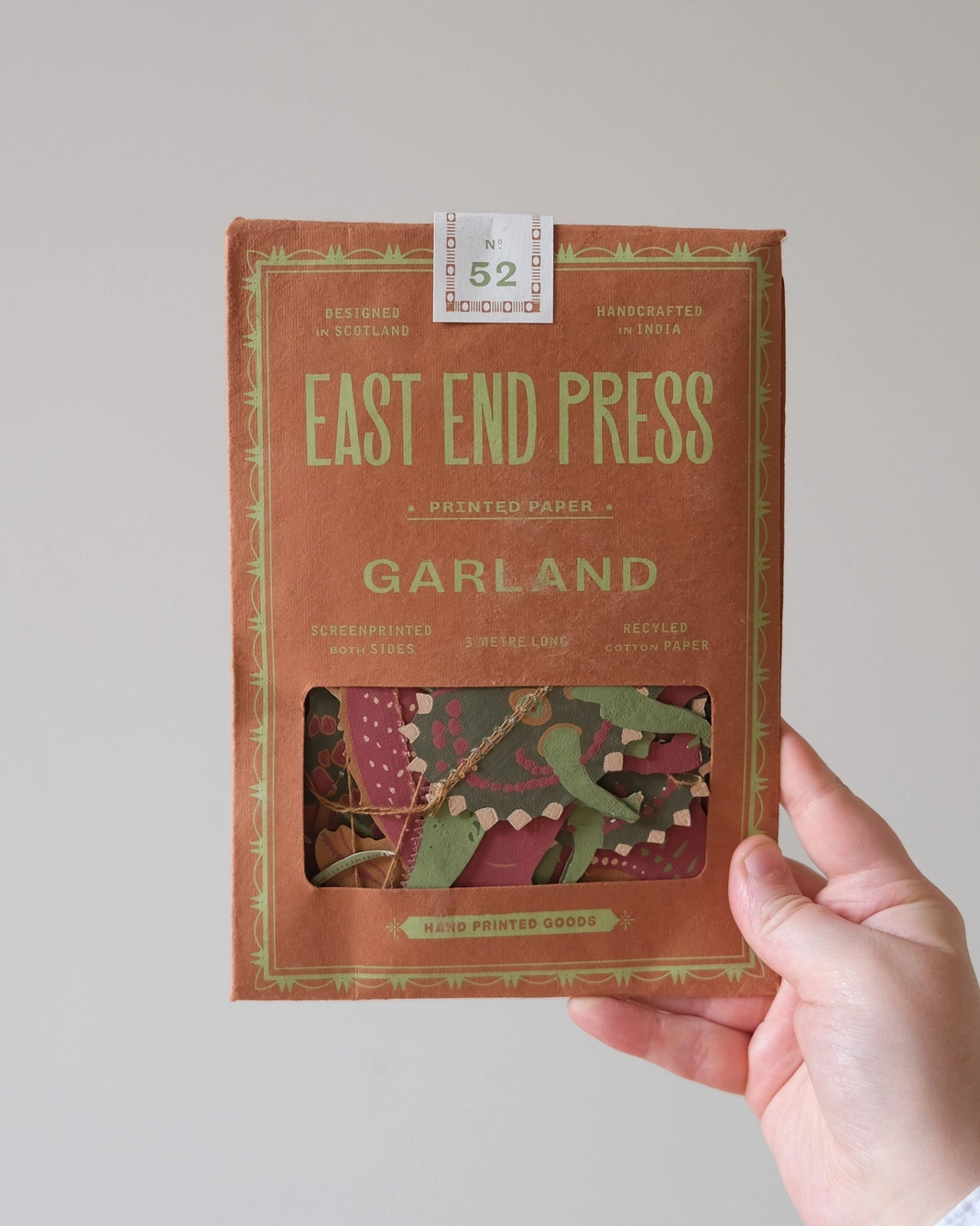 Dinosaurs Sewn Garland by East End Press