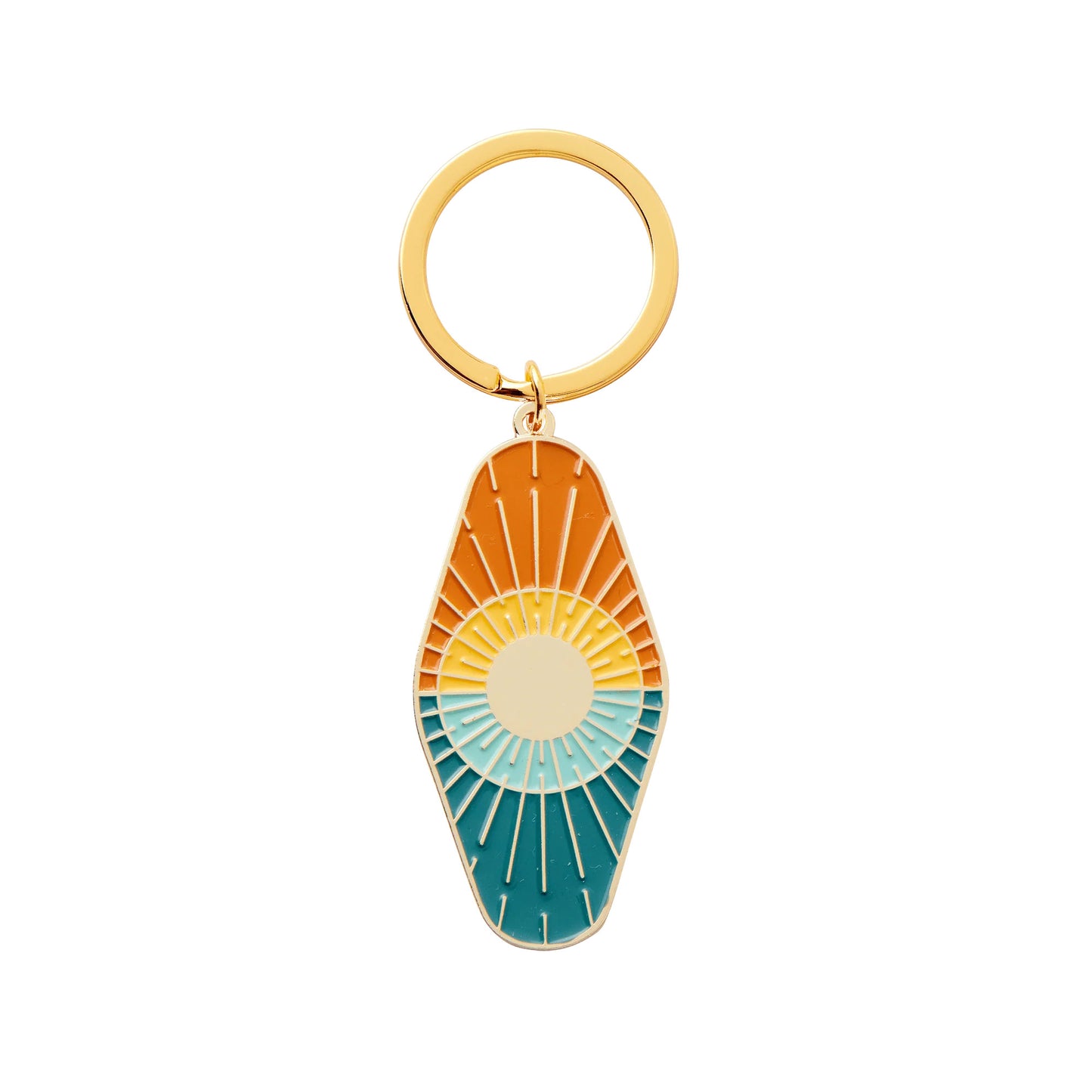 Sun and Sea Enamel Keychain by CAI & JO
