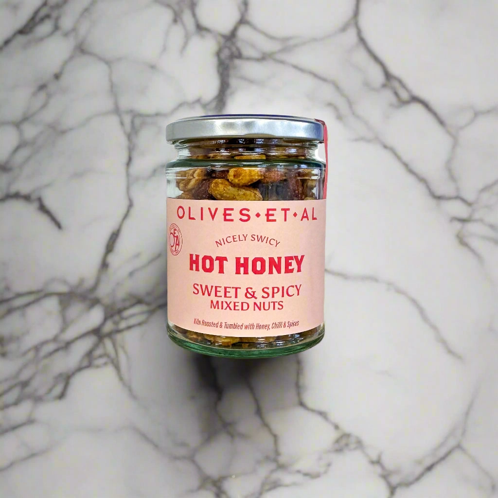 Hot Honey Mixed Kiln Roasted Nuts by Olives ET Al