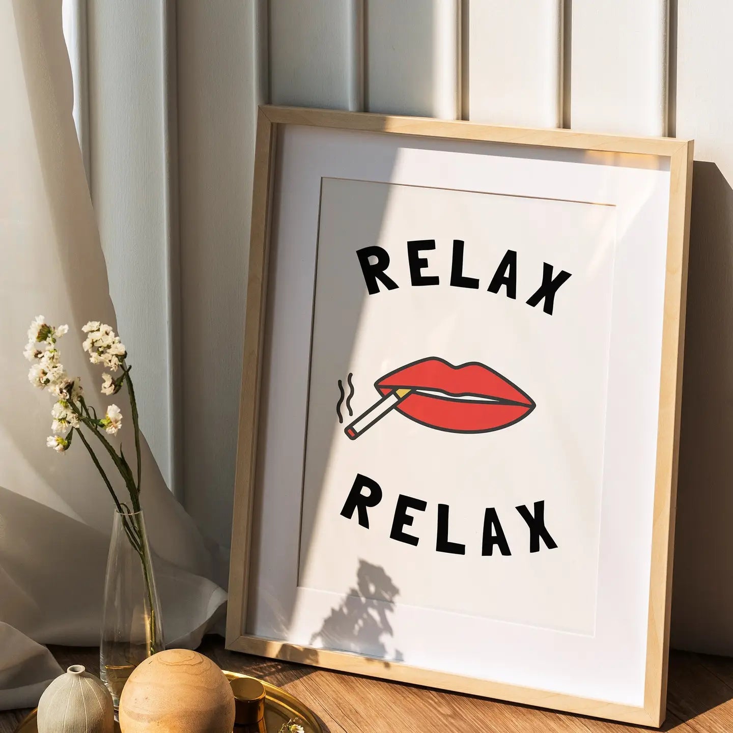 Relax Print A4 by Lune Design