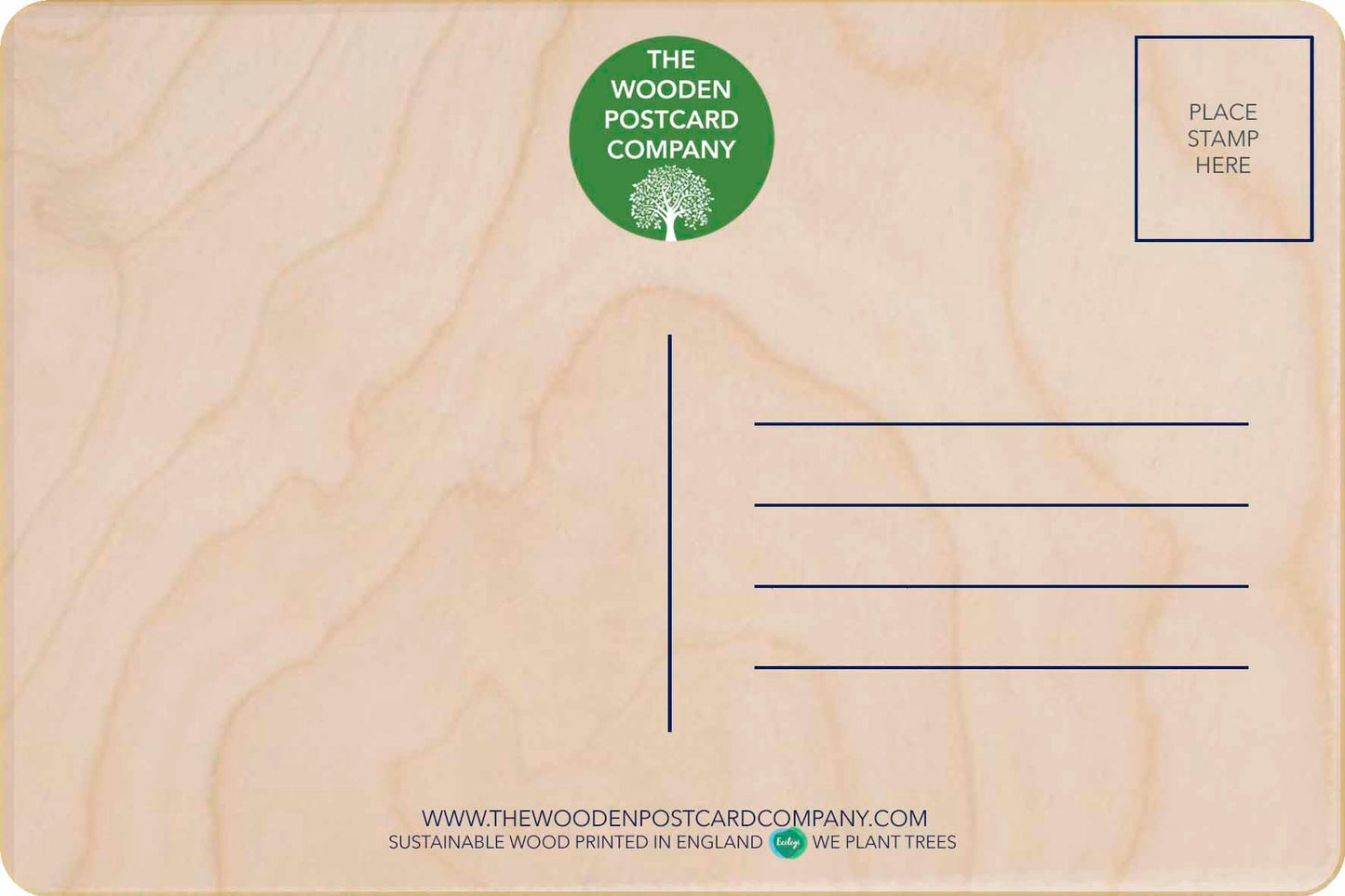 Brighton Pier Green Wood Postcard Uk by THE WOODEN POSTCARD COMPANY