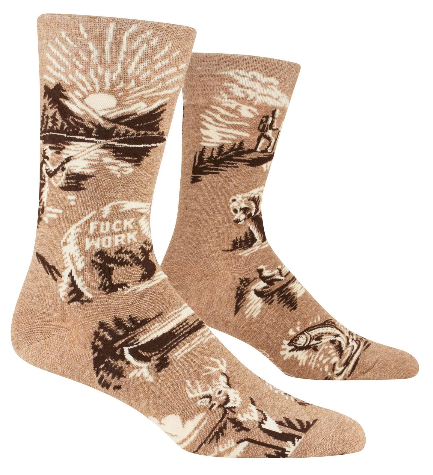 Fuck Work Men's Socks by Incognito
