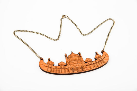 Brighton Royal Pavilion architecture necklace by Designosaur