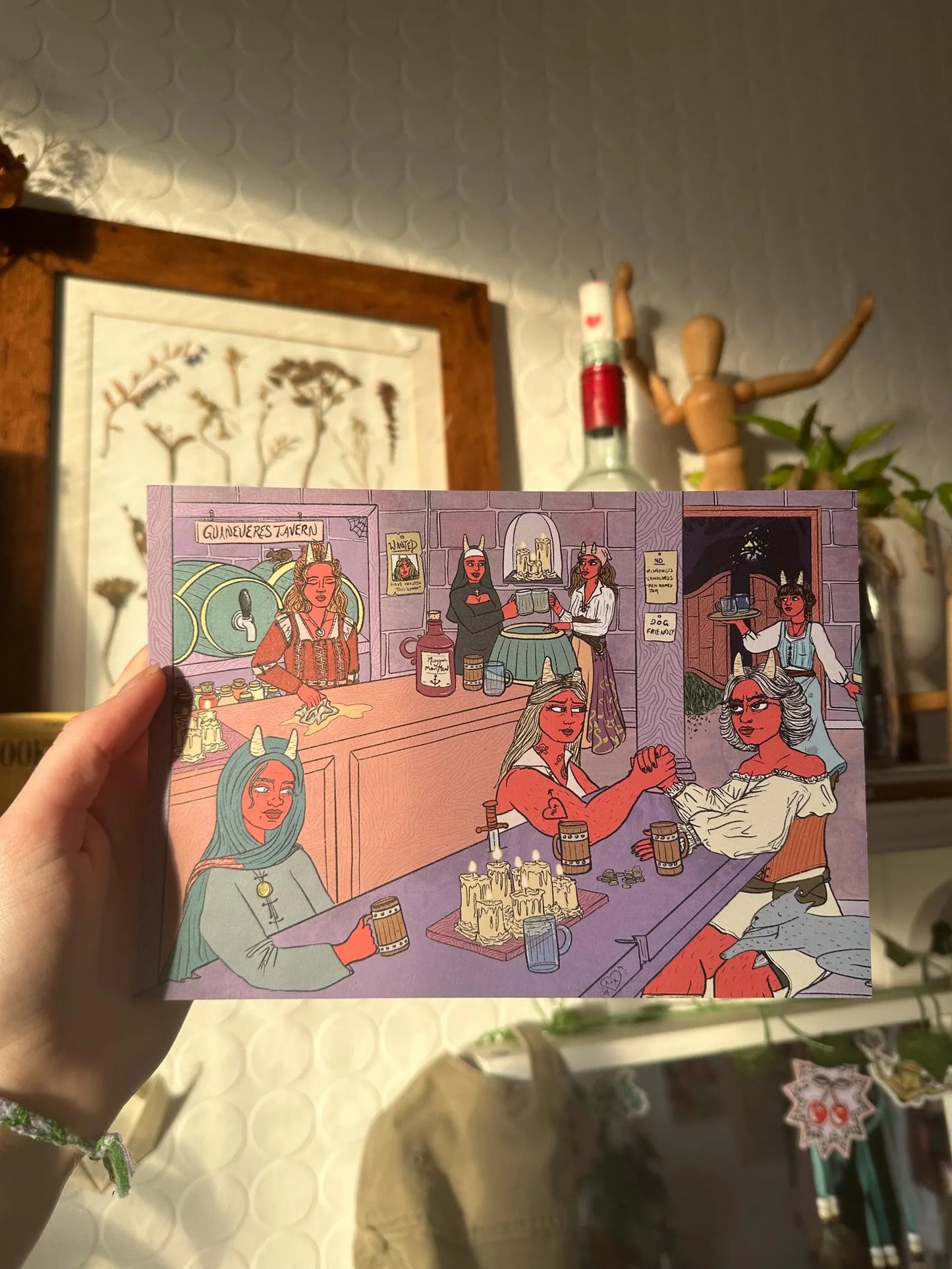 Guinevere’s Tavern, Feminist Art Print By Ajdillustrates