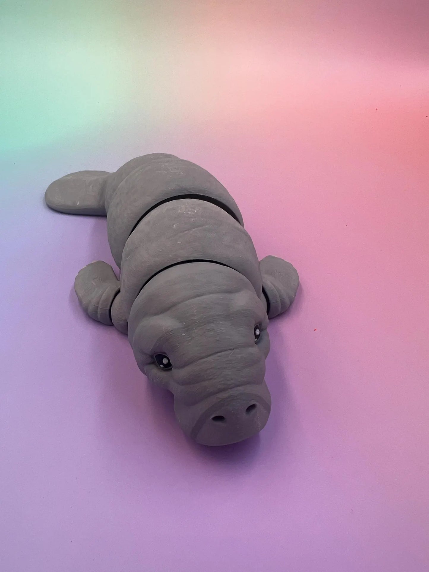 3D Cre8 - Medium Manatee animal fidget sensory autism friendly flexi desk toy
