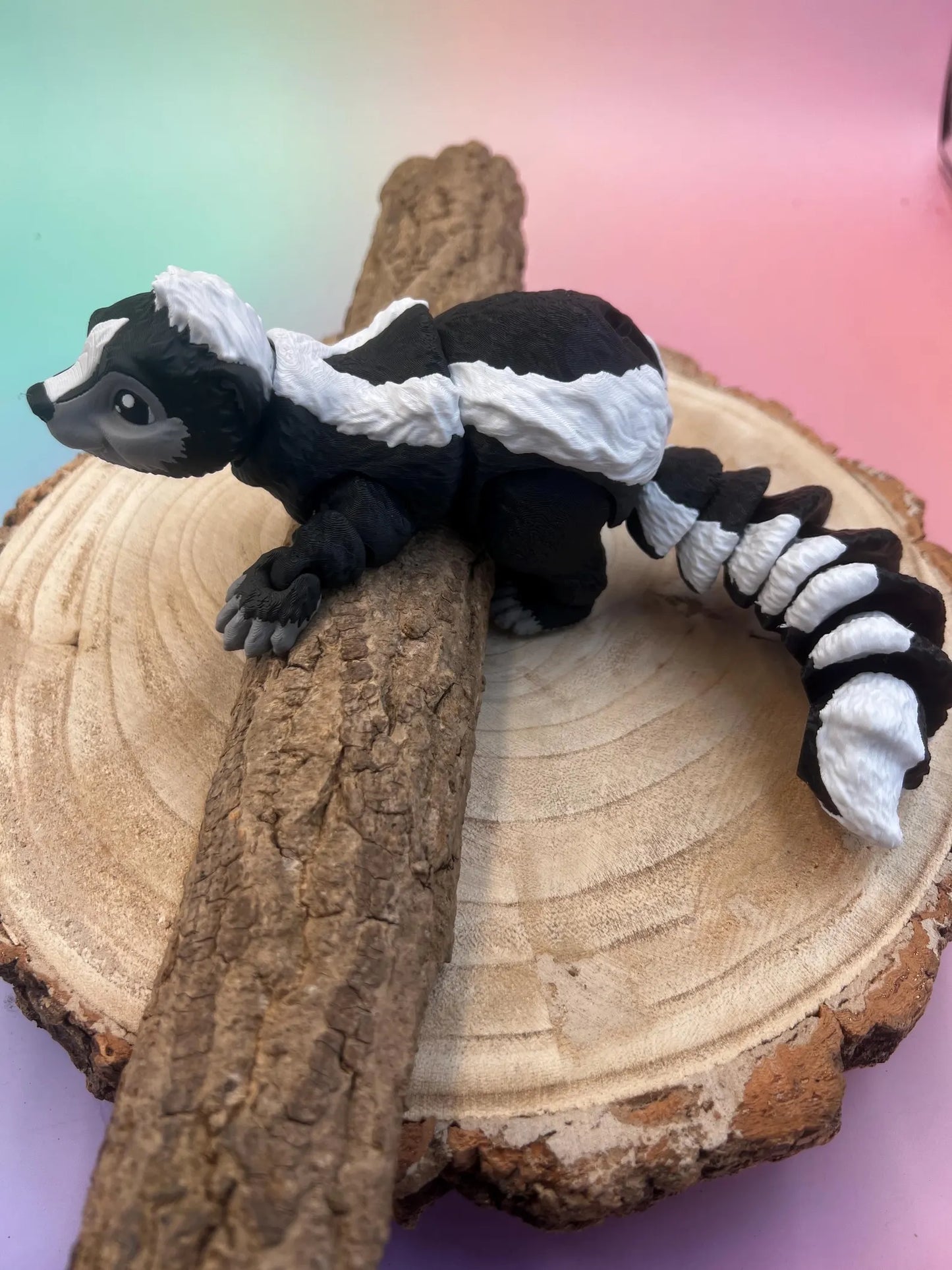 3D Cre8 - Skunk animal fidget sensory autism friendly flexi