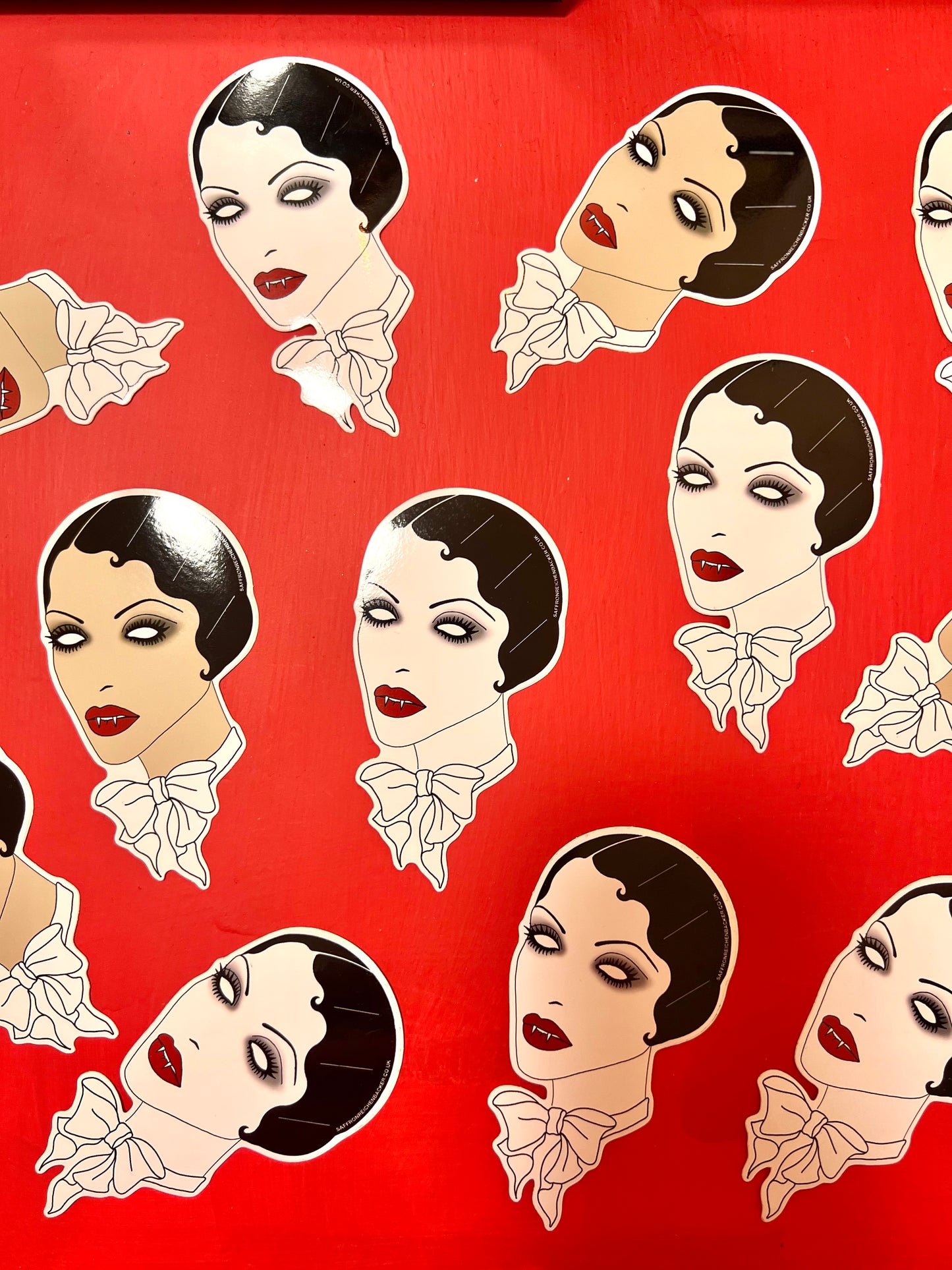 Vampire Sticker By Saffron Reichenbacker