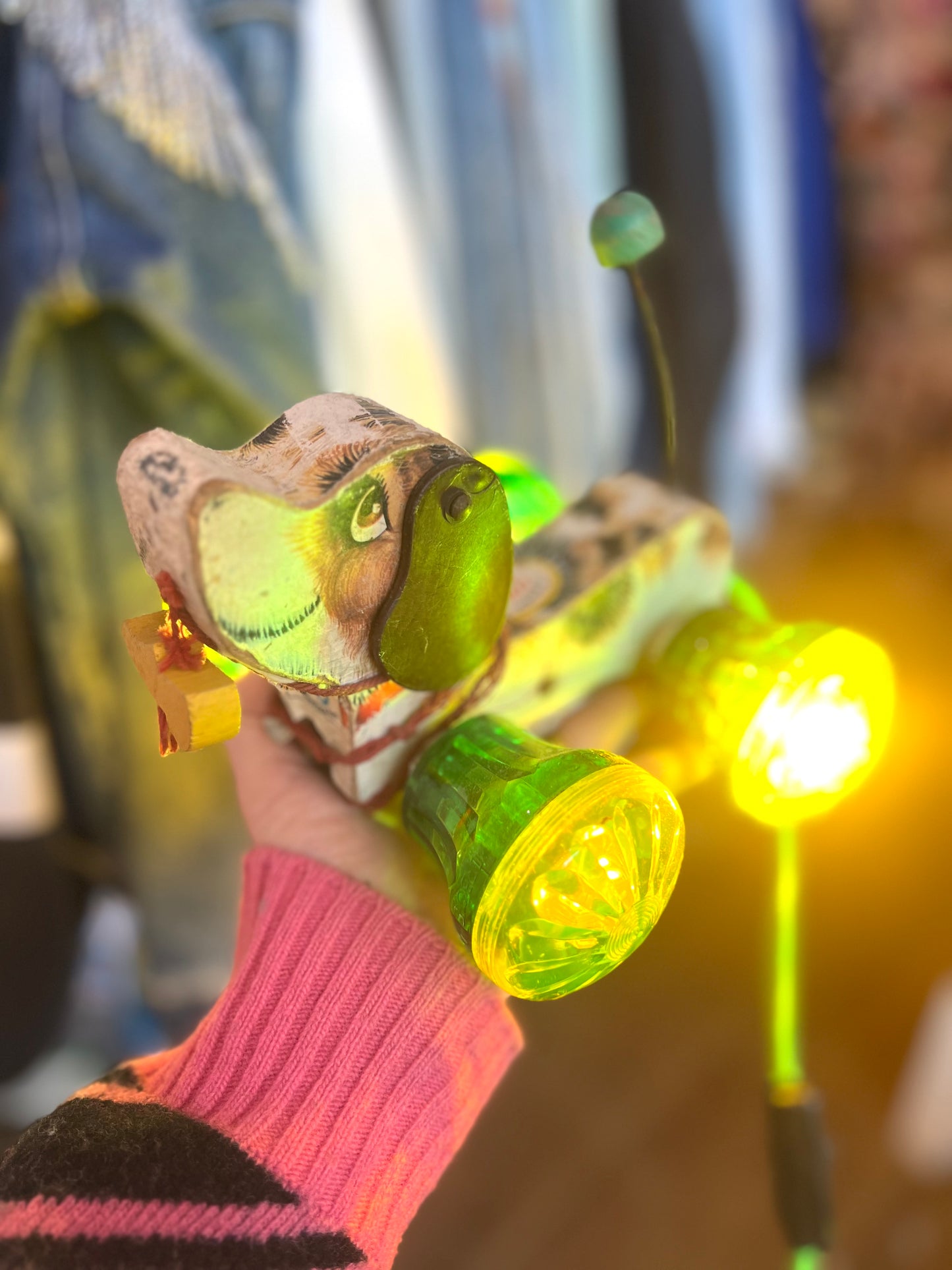Vintage Dog Toy Lamp by Lost & Foundry
