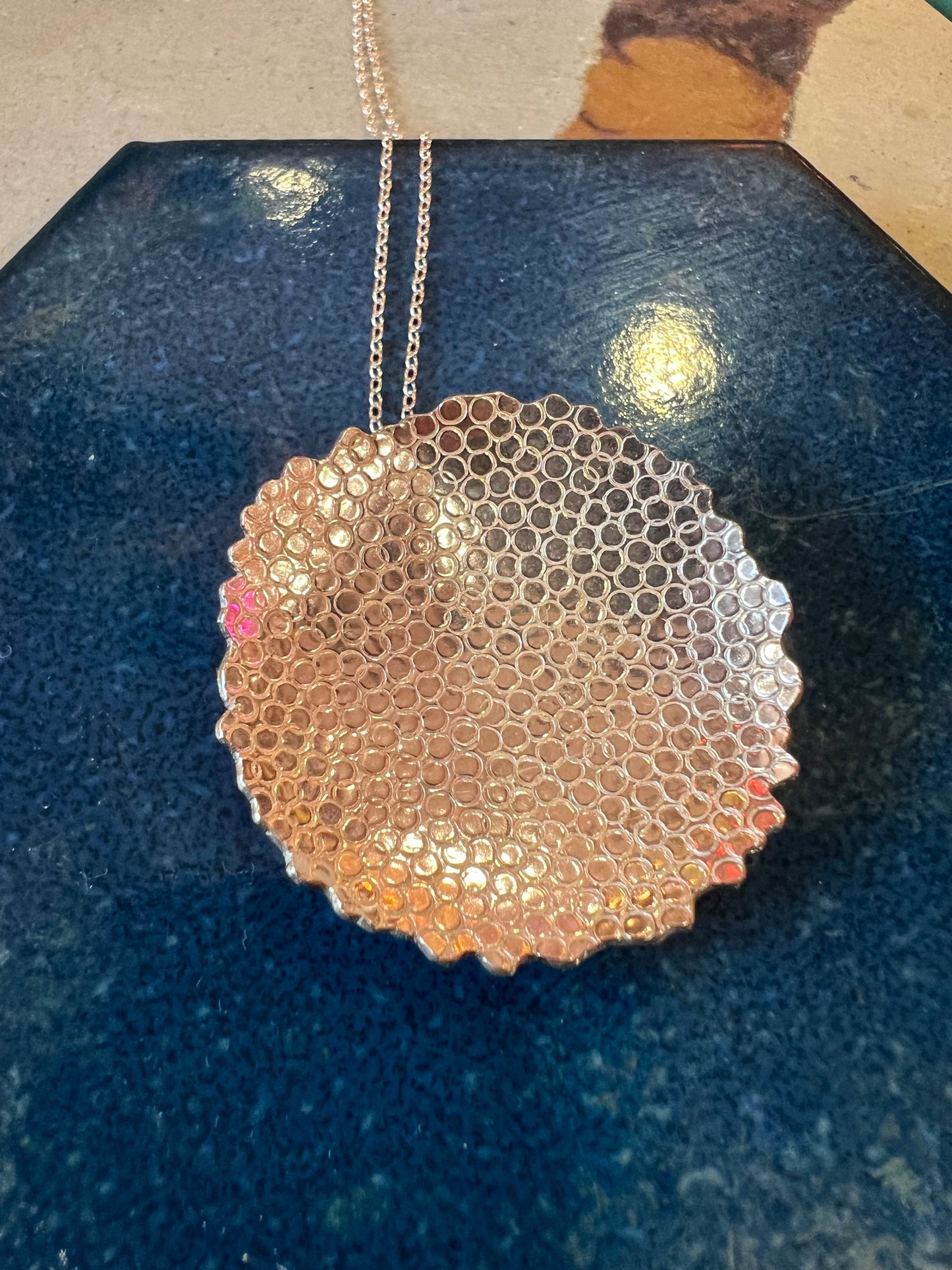 Dam Silver Necklace By Thea Wates.