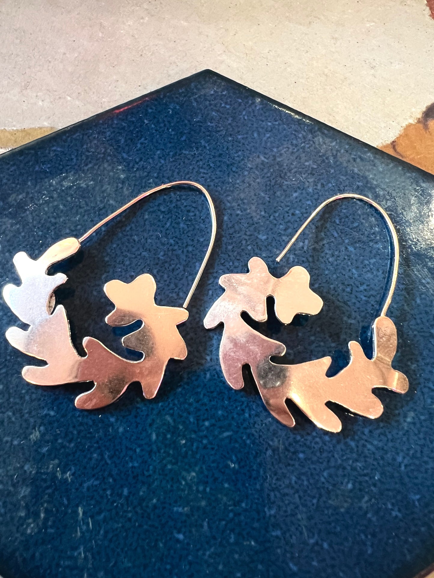 Sterling Silver Earrings by Thea Wates.