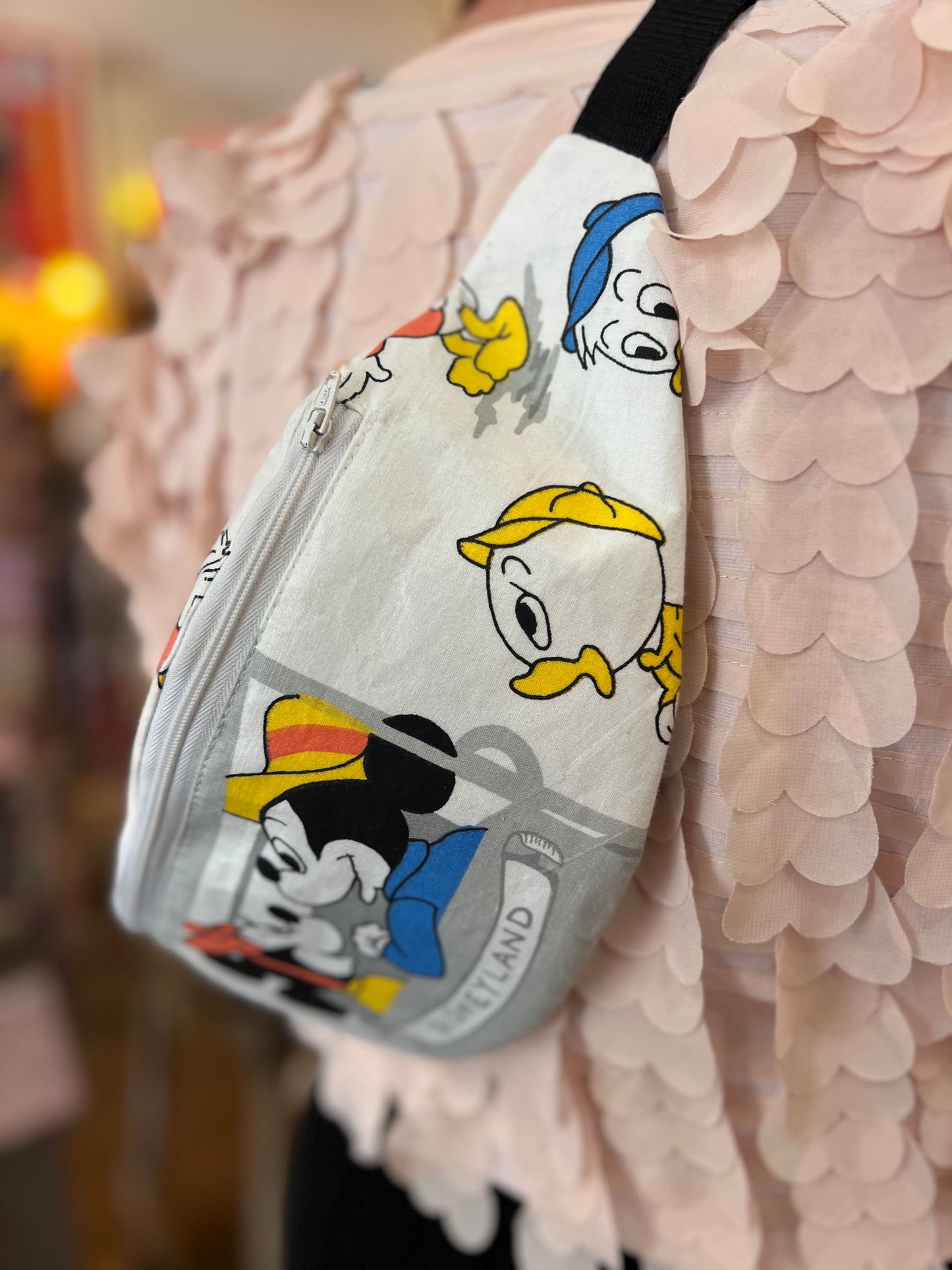 Disney Micky Mouse Retro Fabric Bumbag by Silly Girl Club