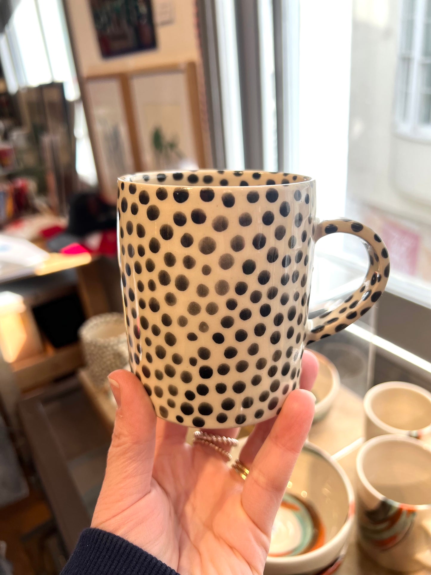 Spot Ceramic Cup by Joely Clinkard
