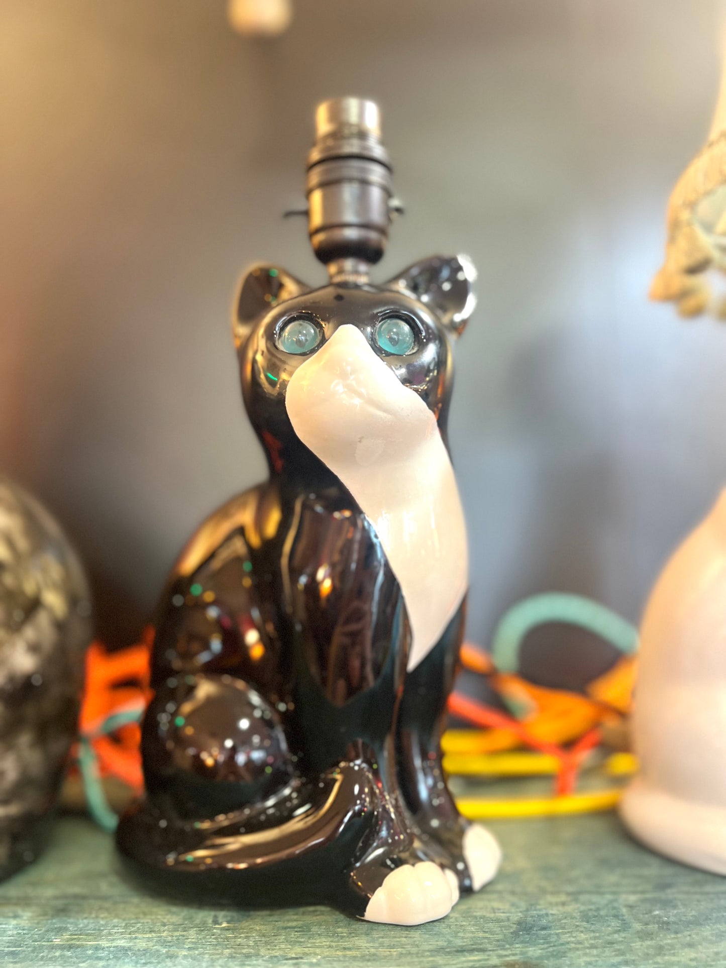 Vintage Cat Lamp by Lost & Foundry