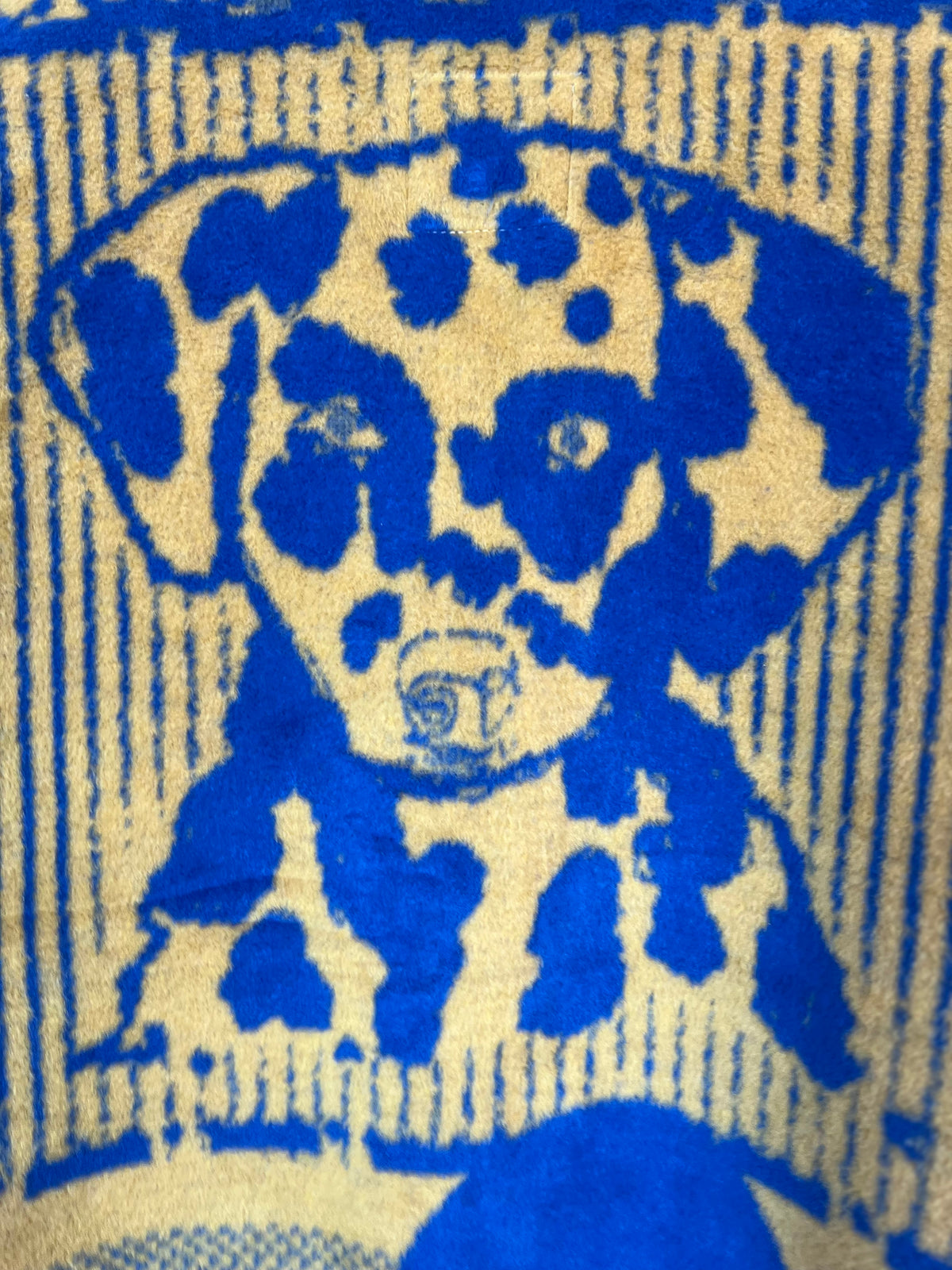 Jacquard Dog Design Jacket, Handmade by Szmat Sklad