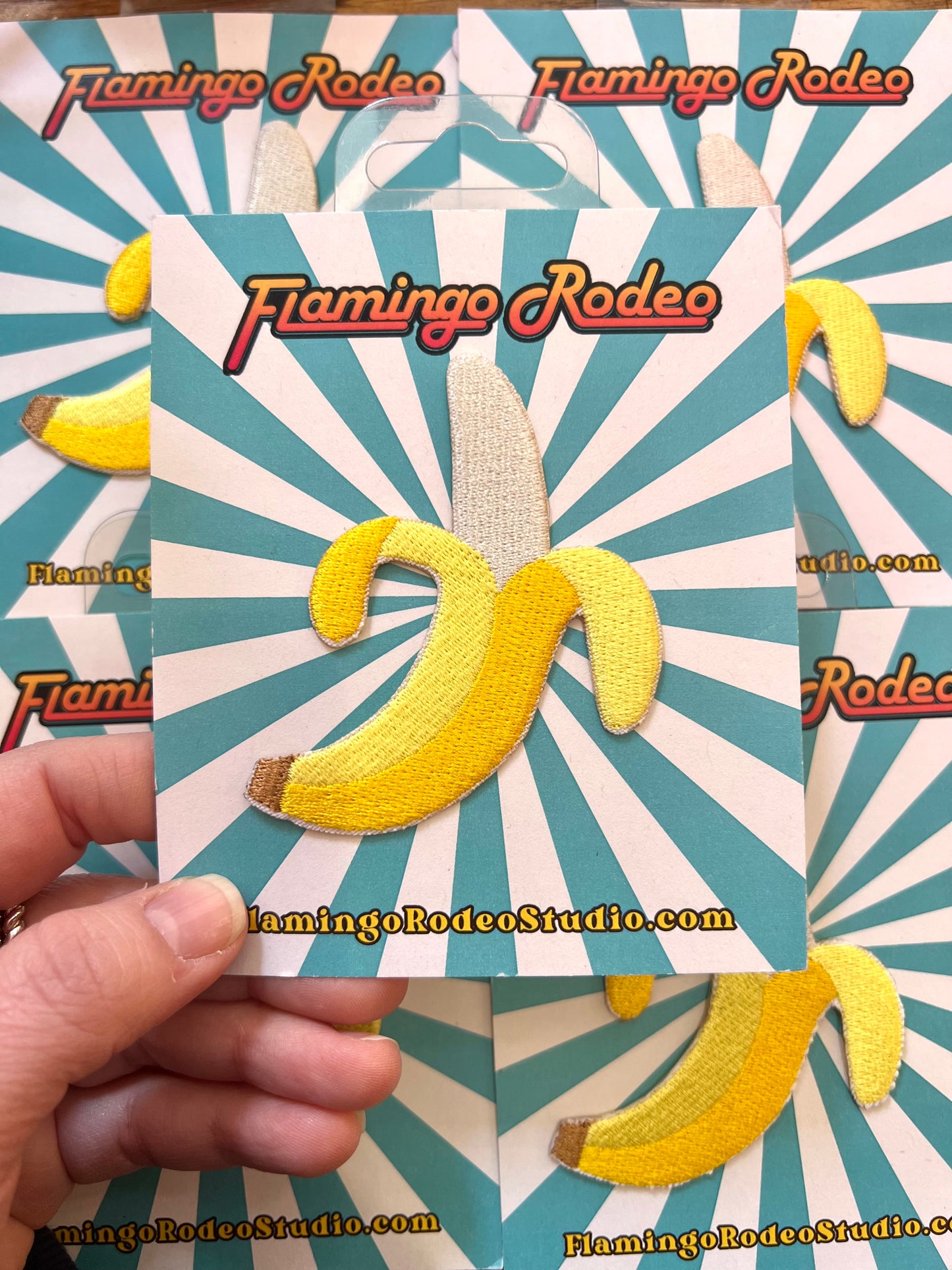 Banana Embroidery Patch by Flamingo Rodeo