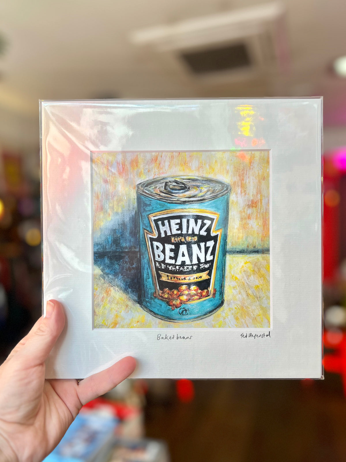 Baked Beans Print By Ted Hepenstal