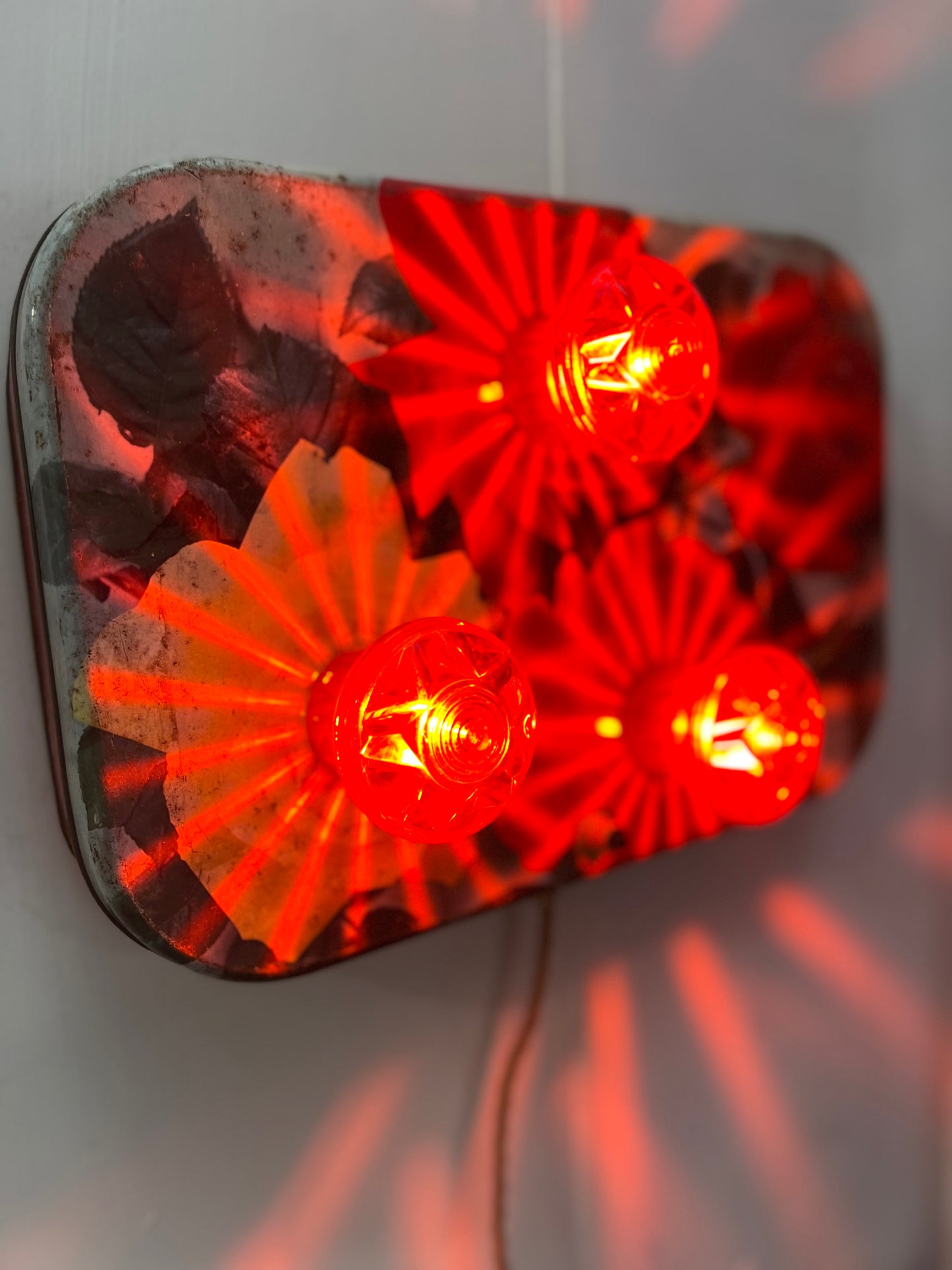 Vintage Rose Tin Box Lamp by Lost & Foundry