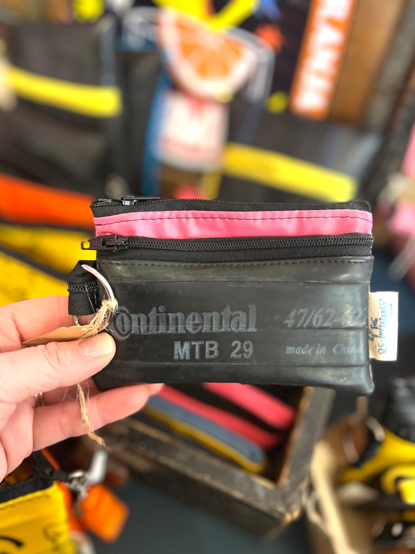 Wallet Made From Upcycled Inner Tube By The Re-Inflatables