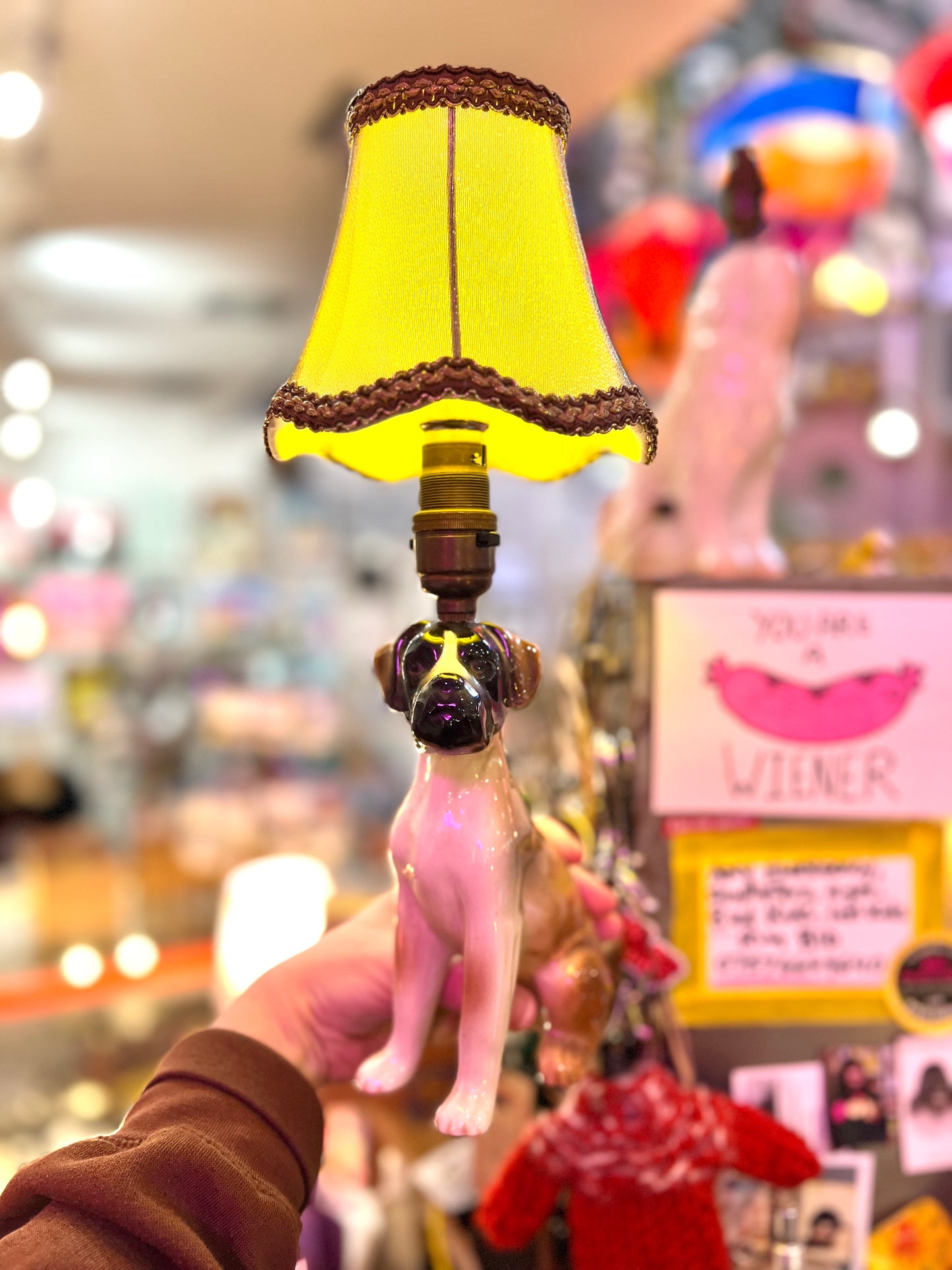 Vintage Boxer Dog Lamp by Lost & Foundry