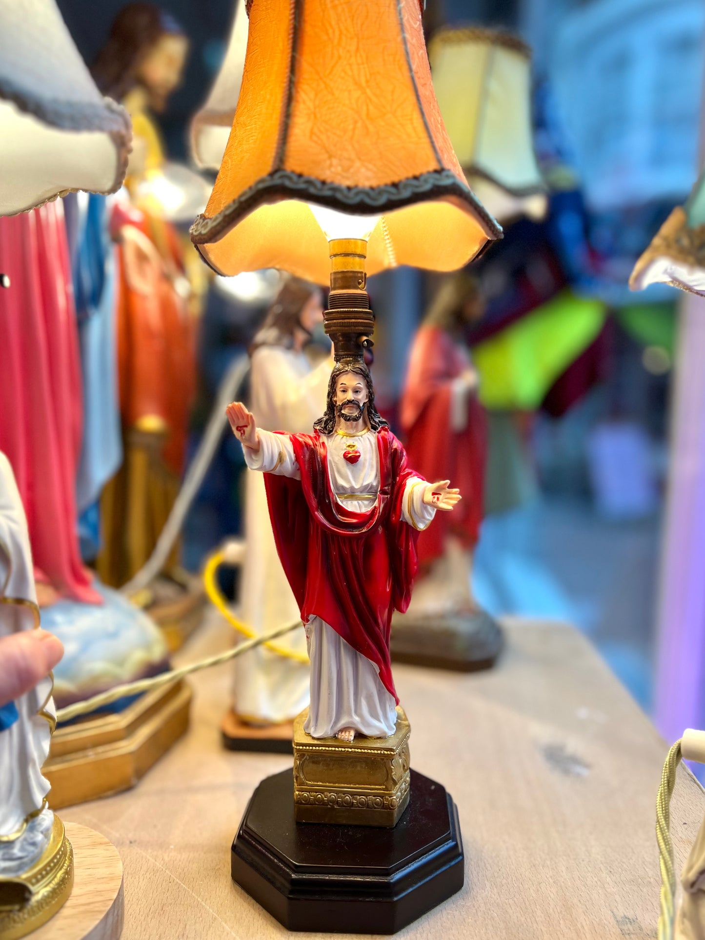 Vintage Jesus Lamp by Lost & Foundry