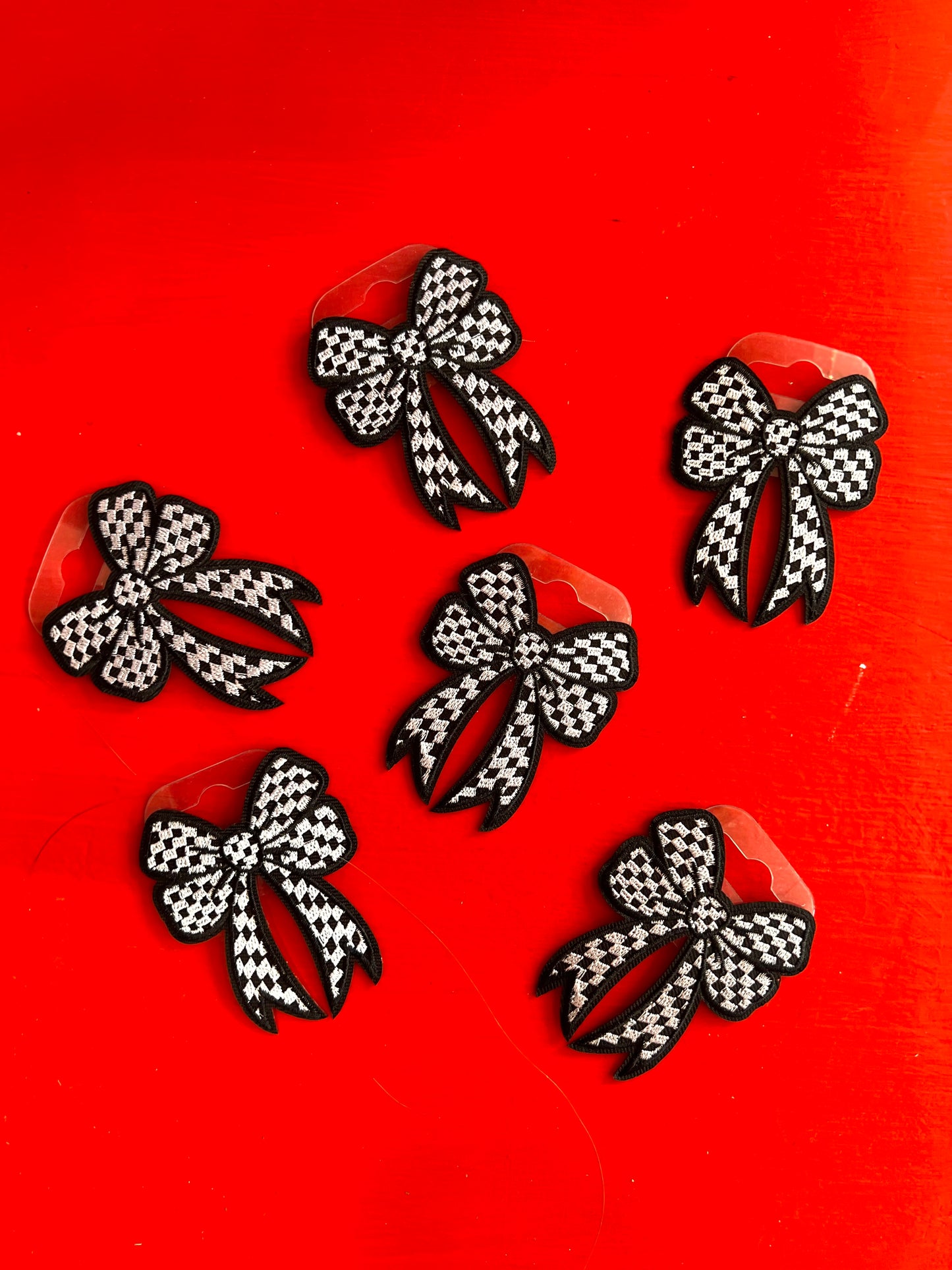 Harlequin Bow Embroidered Patch by Stanley Road