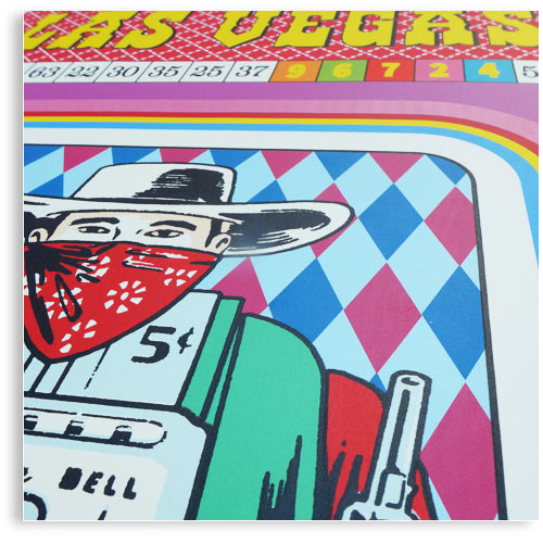 Las Vegas Screen print by Patrick Edgeley