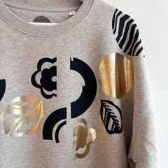 Geometric Pattern grey sweatshirt by Pinkijones