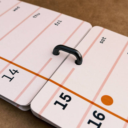 Slim Monthly 2027 Wall Calendar By Mat Cuk Design