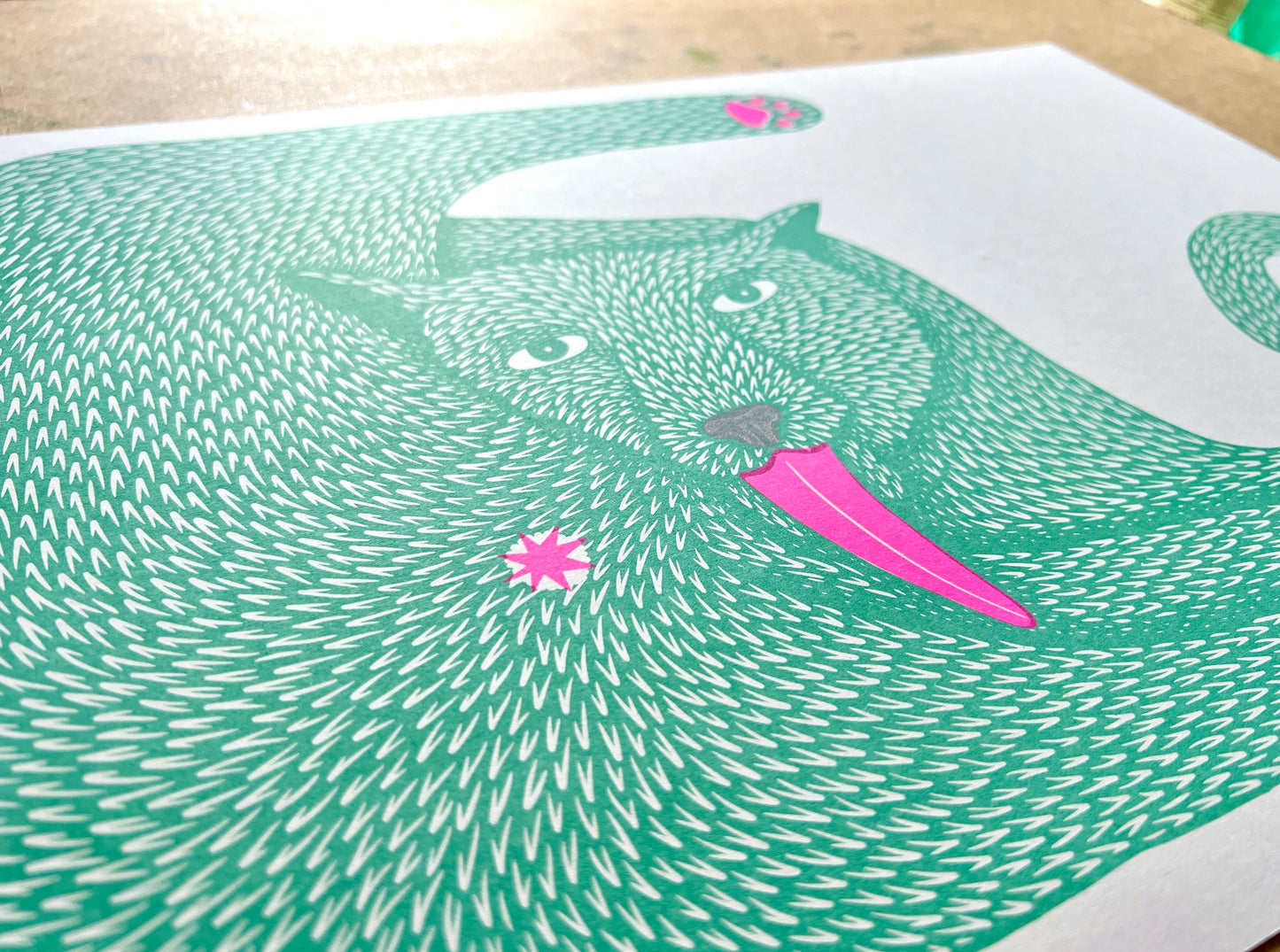 Wet Ass Penelope Riso Art Print by Strangford