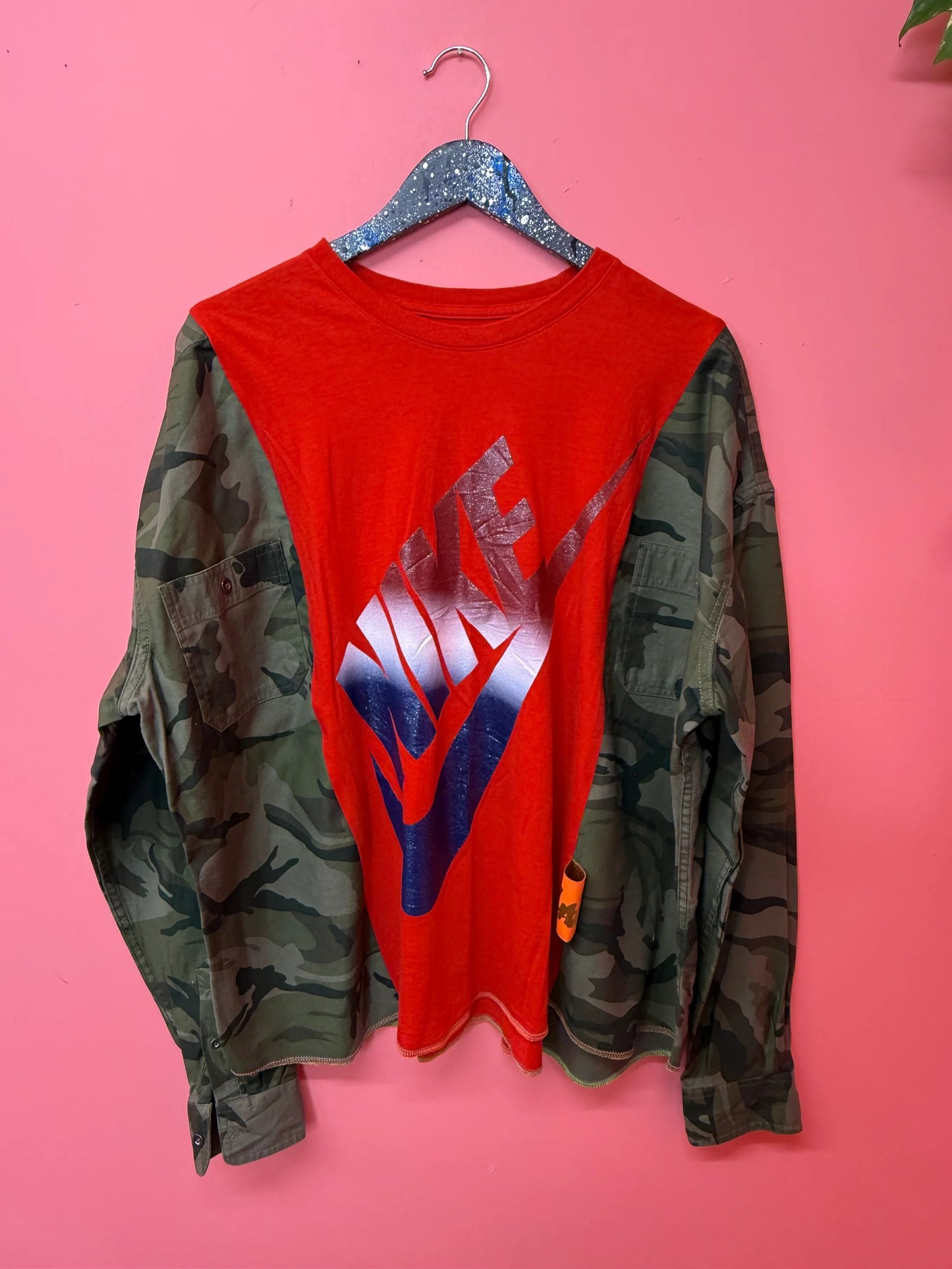 Nike camo lazy top By ByByrd