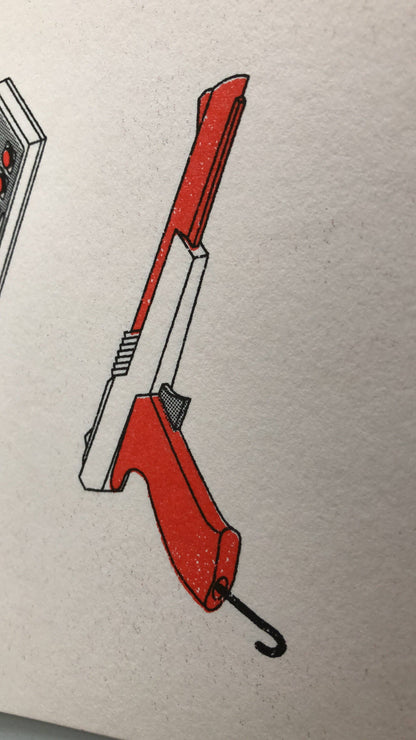 NES Risograph By Mockup Goods