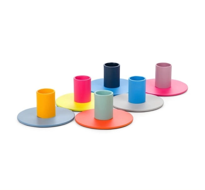 Colourful Metal Candleholders By Colour British Standard