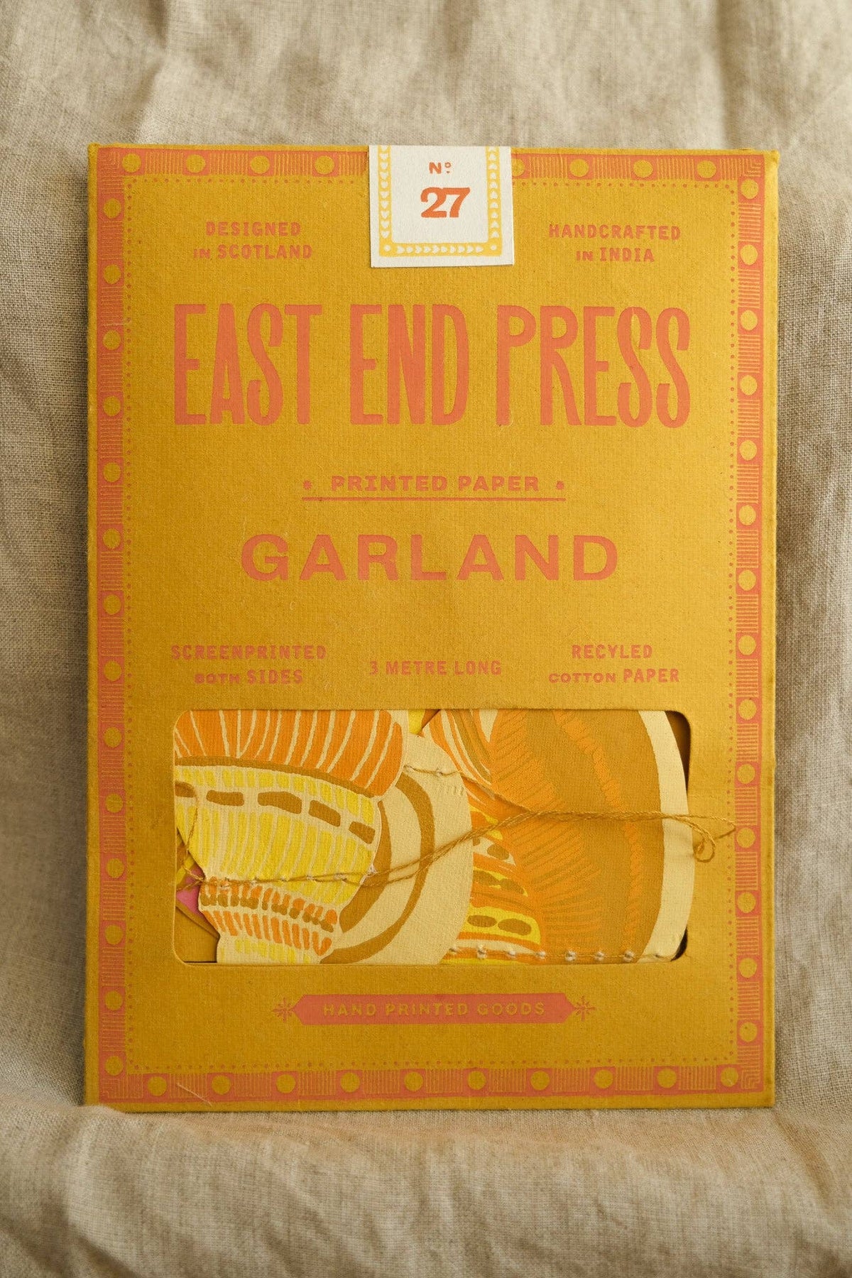 Shell Sewn Garland By East End Press