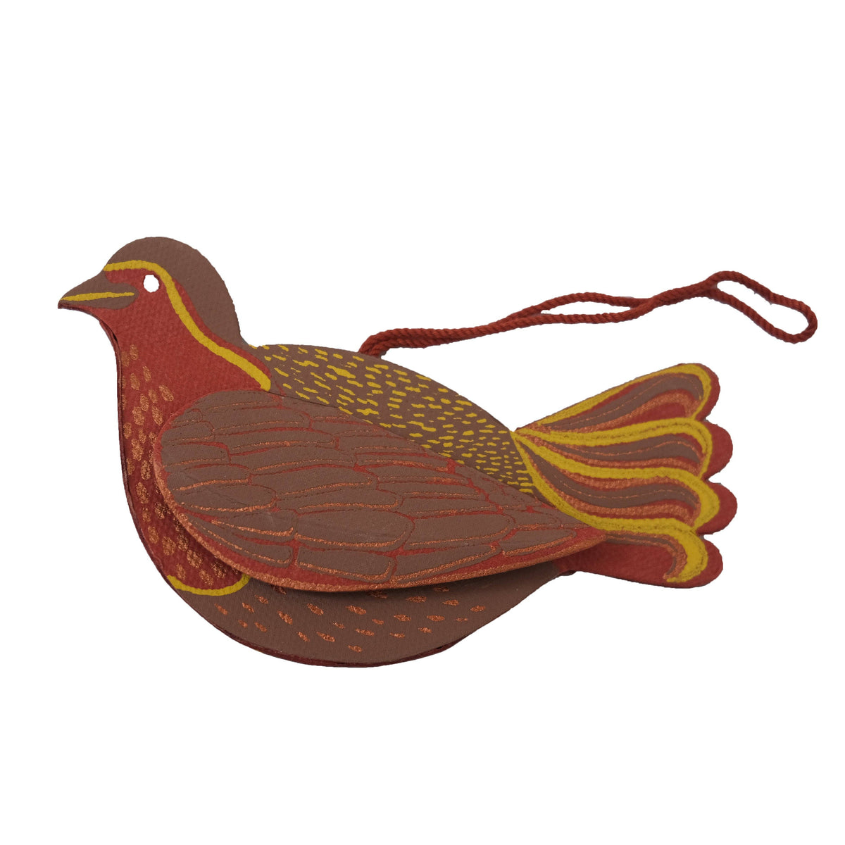 Robin Screen-Printed Board Decoration By East End Press