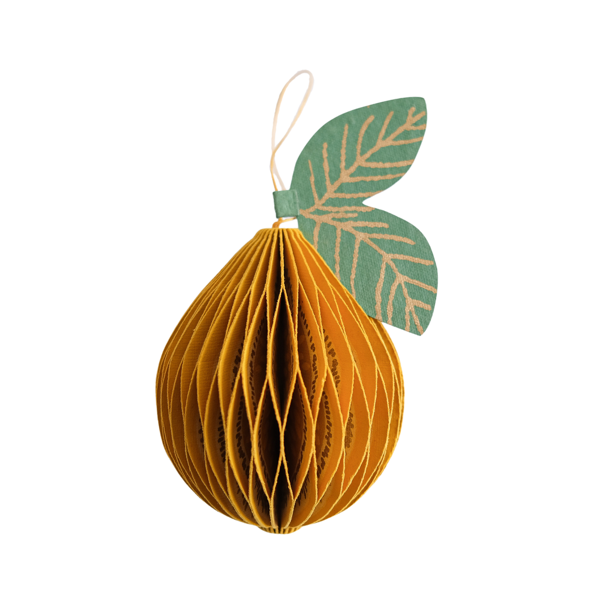 Lemon Honeycomb Ornament By East End Press