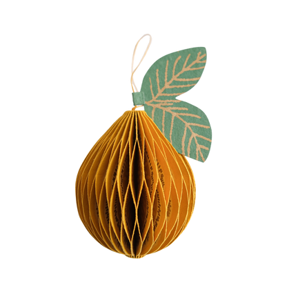 Lemon Honeycomb Ornament By East End Press
