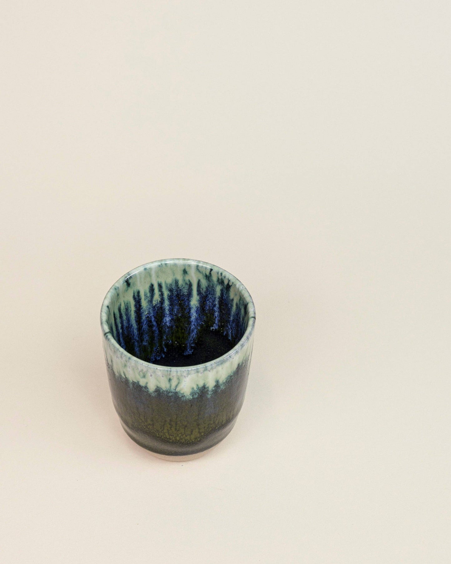 Green Cappuccino Cup Azeitona By Grain By Grain