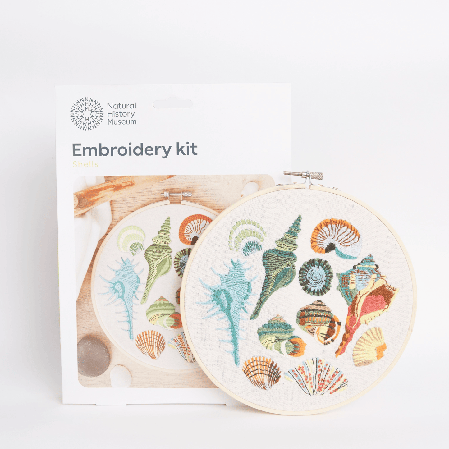 Shells Design 8" Embroidery Hoop Kit By West Design Products