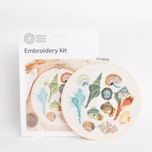 Shells Design 8" Embroidery Hoop Kit By West Design Products