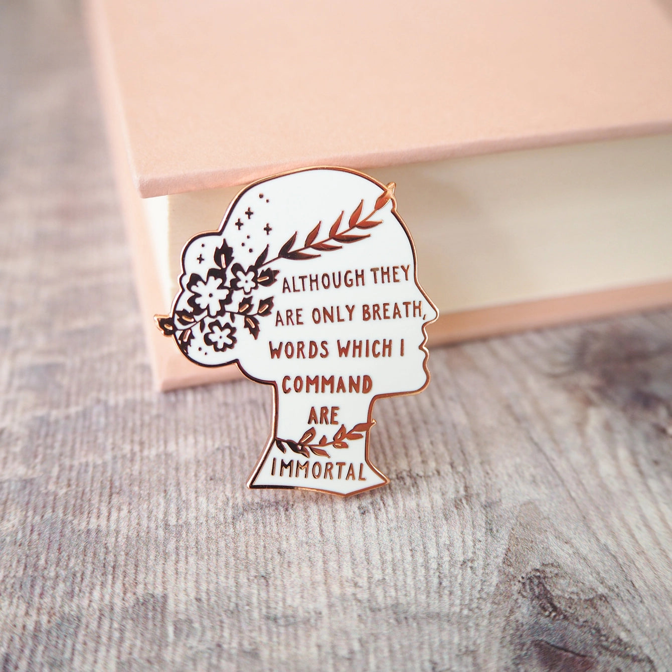 Sappho Poetry Enamel Pin Badge by Literary Emporium