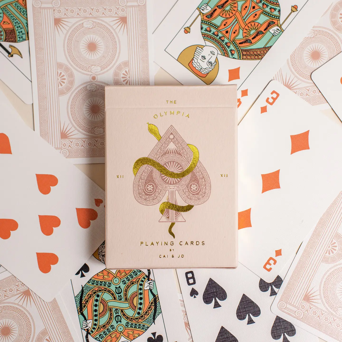 The Olympia Playing Cards in Stone by CAI & JO